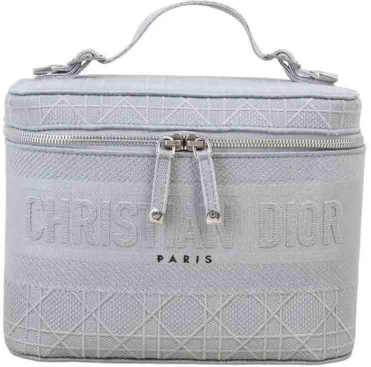 Dior Christian Dior Diortravel Vanity Embroidered Cannage LARGE