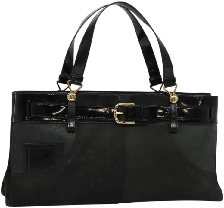 Dior Christian Dior Vintage Trotter Horizontal Tote Canvas