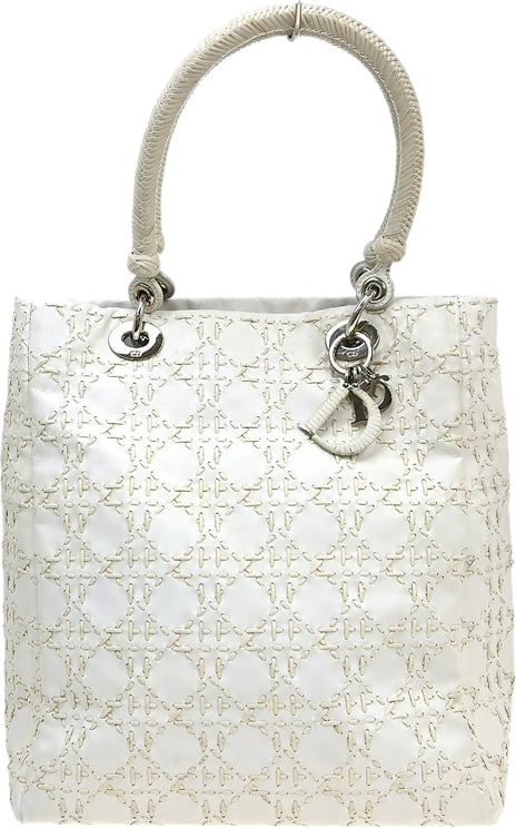 Dior Christian Dior Vintage Lady Dior Cannage Quilt Lambskin Medium