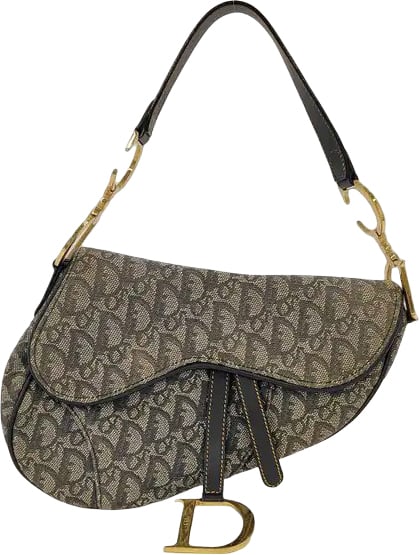 Dior Christian Dior Saddle Oblique Canvas Medium