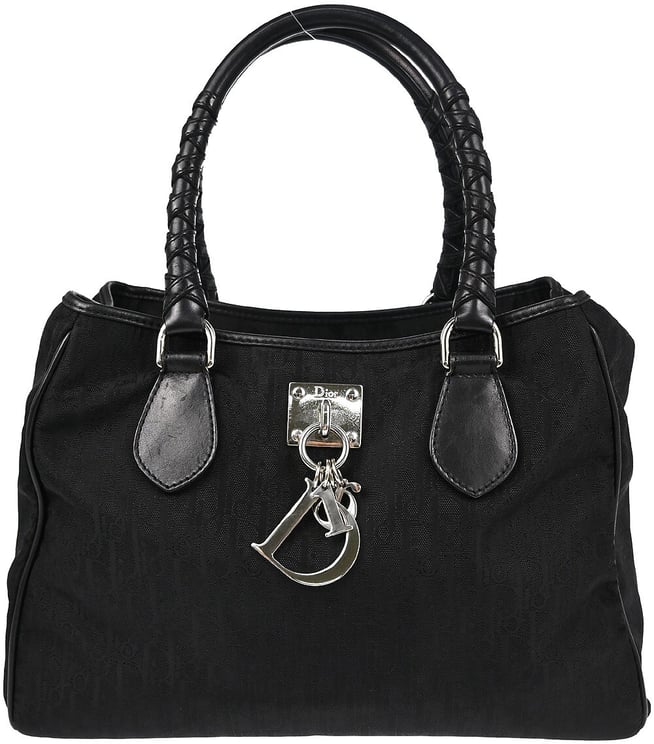 Dior Christian Dior Lovely Tote Diorissimo Canvas Medium