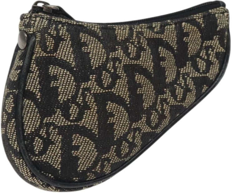 Dior Christian Dior Saddle coin purse Trotter canvas