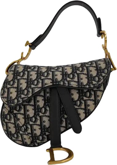Dior Christian Dior Saddle Oblique Canvas Mini