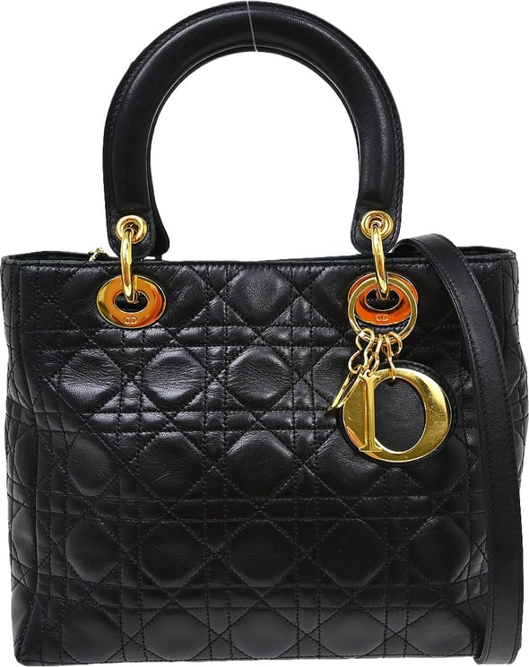 Dior Christian Dior Lady Dior Cannage Quilt Lambskin Mini