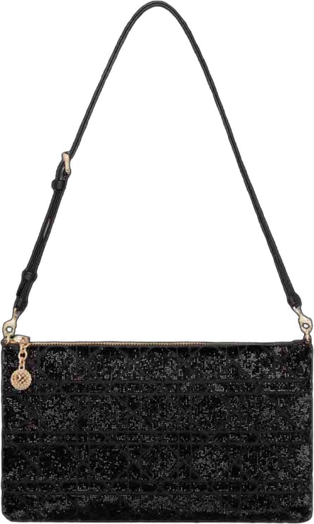 Dior Christian Dior black cannage Bead Embroidery PM