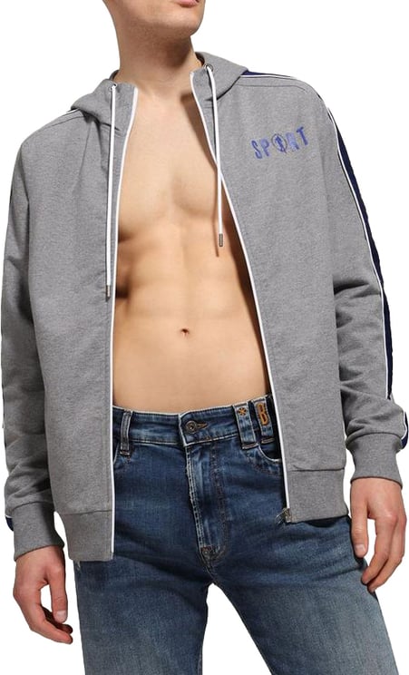 Dirk Bikkembergs Bikkembergs Gray Cotton Sweatshirt