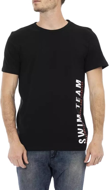 Dirk Bikkembergs Bikkembergs Black Cotton Men T-Shirt
