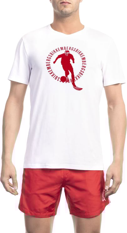 Dirk Bikkembergs Bikkembergs White Cotton Men's T-Shirt