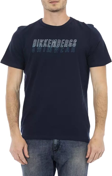 Dirk Bikkembergs Bikkembergs Blue Cotton Men T-Shirt