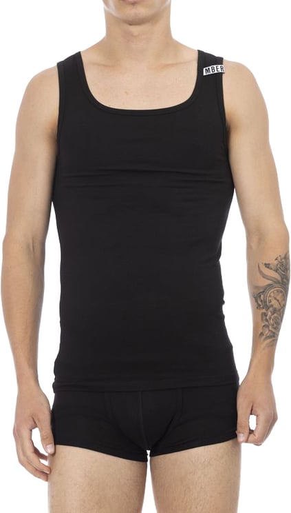 Dirk Bikkembergs Bikkembergs Black Cotton Men's Tank Top