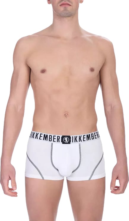 Dirk Bikkembergs Bikkembergs White Cotton Men's Trunk Underwear Pack