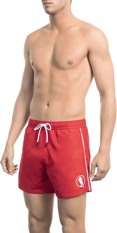 Dirk Bikkembergs Bikkembergs Red Polyester Men Swim Short