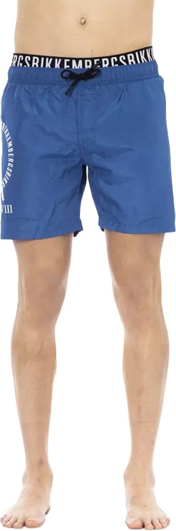 Dirk Bikkembergs Bikkembergs Blue Polyester Men Swim Short