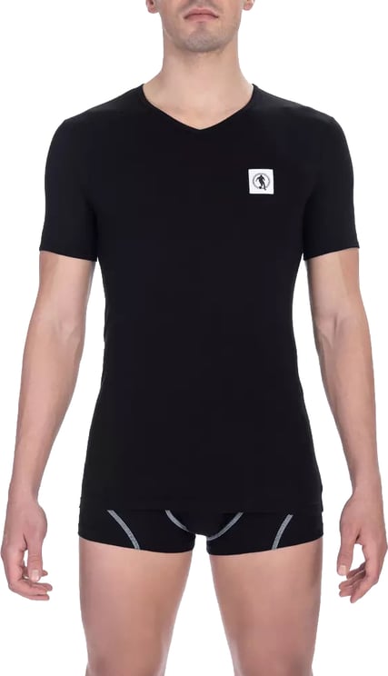 Dirk Bikkembergs Bikkembergs Black Cotton Men T-Shirt
