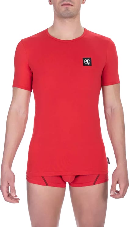 Dirk Bikkembergs Bikkembergs Red Cotton Men's T-Shirt