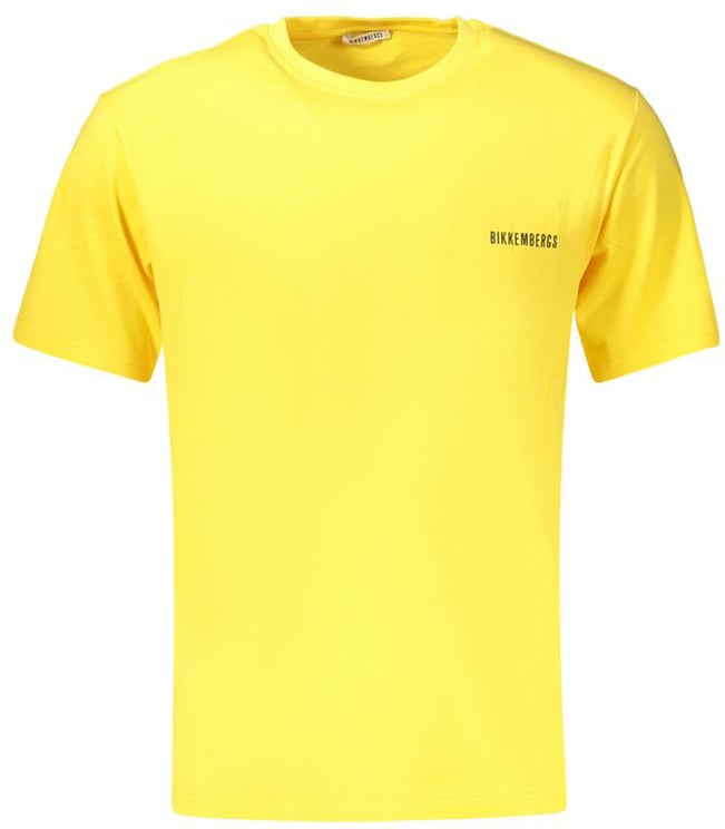 Dirk Bikkembergs Bikkembergs Yellow Cotton Men's T-Shirt