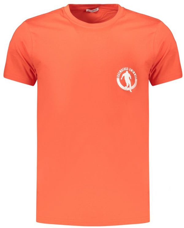 Dirk Bikkembergs Bikkembergs Orange Cotton Men's T-Shirt