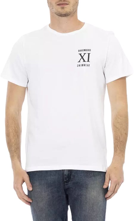 Dirk Bikkembergs Bikkembergs White Cotton T-Shirt