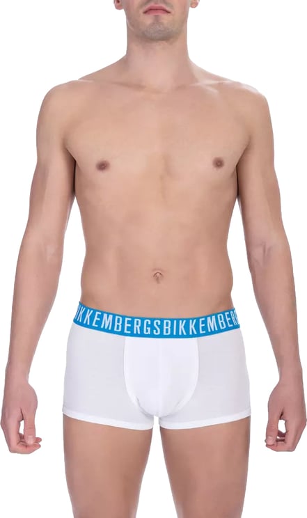 Dirk Bikkembergs Bikkembergs White Cotton Men's Trunk Underwear