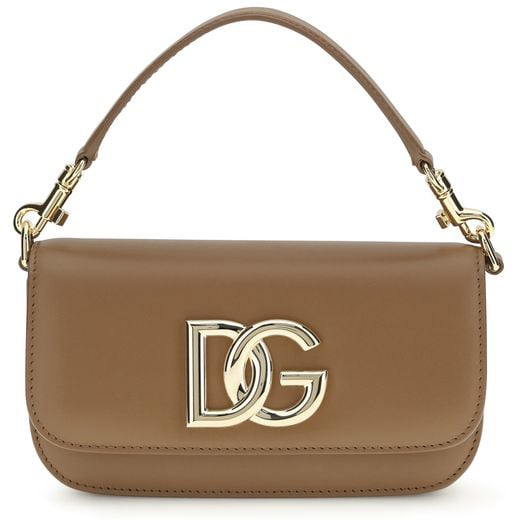 Dolce & Gabbana Dolce & Gabbana Brown Calf Leather Bos Taurus Handbag