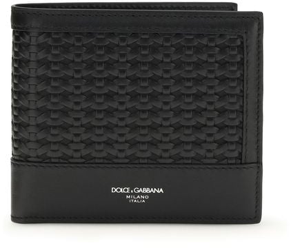 Dolce & Gabbana Dolce & Gabbana Black Calf Leather Bos Taurus Wallet
