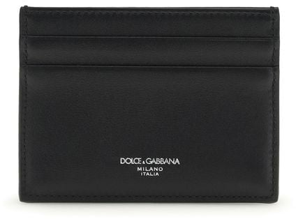 Dolce & Gabbana Dolce & Gabbana Black Cotton Wallet