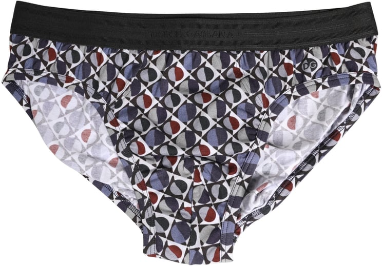 Dolce & Gabbana Dolce & Gabbana Multicolor Patterned Men Midi Brief Underwear