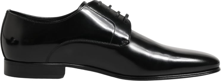Dolce & Gabbana Dolce & Gabbana Black Calfskin Leather Derby Men Dress Shoes
