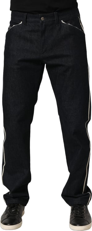 Dolce & Gabbana Dolce & Gabbana Black Cotton Mid Waist Classic Men Denim Jeans