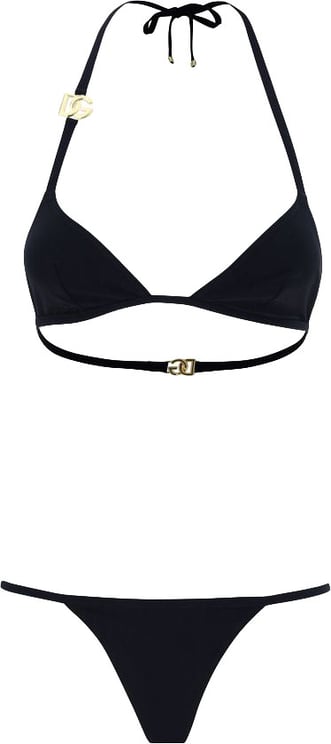 Dolce & Gabbana Dolce & Gabbana Black Nylon Bikini