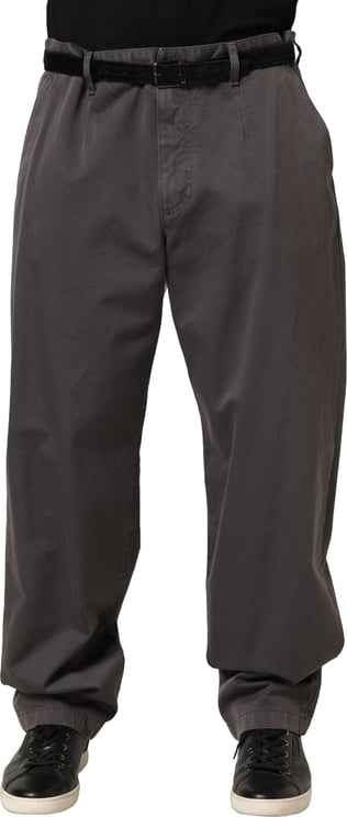 Dolce & Gabbana Dolce & Gabbana Dark Gray MidWaist Straight Men Trouser Pants