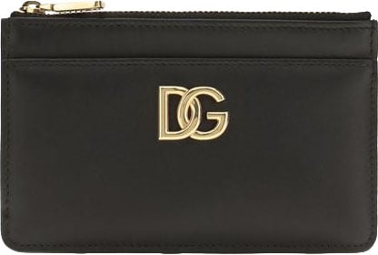 Dolce & Gabbana Dolce & Gabbana Black Calf Leather Bos Taurus Wallet