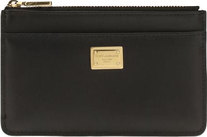 Dolce & Gabbana Dolce & Gabbana Black Calf Leather Bos Taurus Wallet