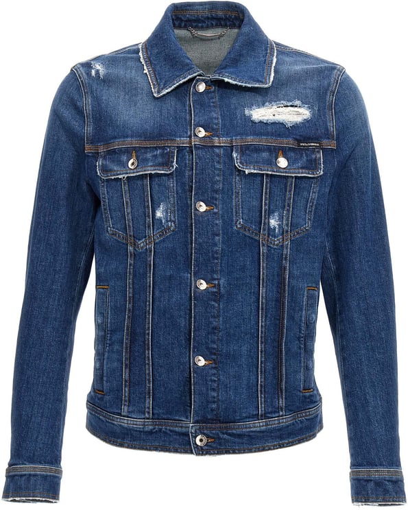 Dolce & Gabbana Dolce & Gabbana Blue Cotton Denim Jacket