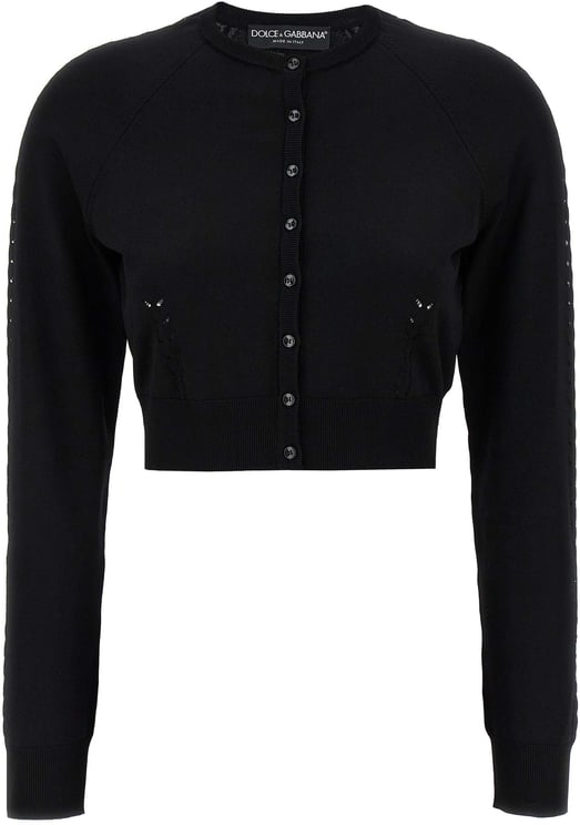 Dolce & Gabbana Dolce & Gabbana Black Viscose Cardigan