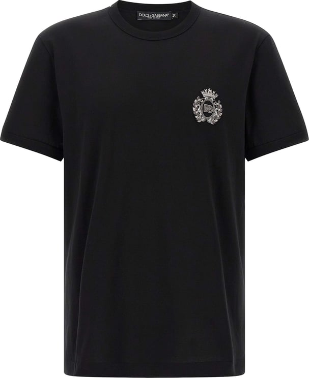 Dolce & Gabbana Dolce & Gabbana Black Cotton T-Shirt