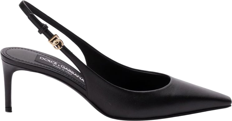 Dolce & Gabbana Dolce & Gabbana Leather Slingback Pumps