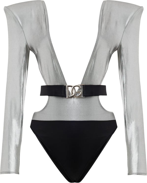 Dolce & Gabbana Dolce & Gabbana One-Piece Swimsuits Silver