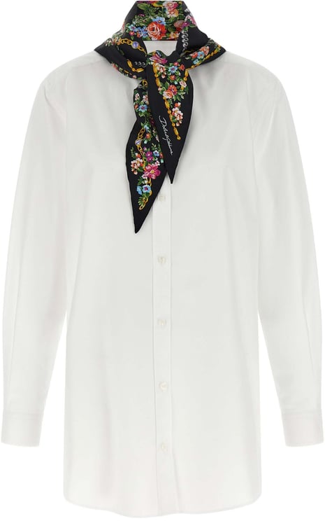 Dolce & Gabbana Dolce & Gabbana White Cotton Blouse