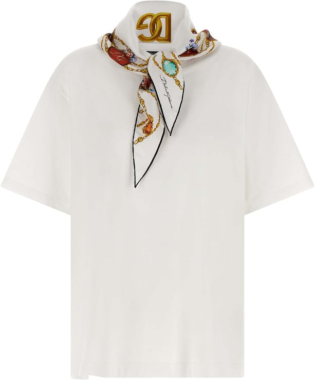 Dolce & Gabbana Dolce & Gabbana White Cotton T-Shirt