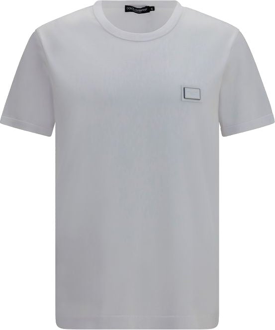 Dolce & Gabbana Dolce & Gabbana White Cotton T-Shirt