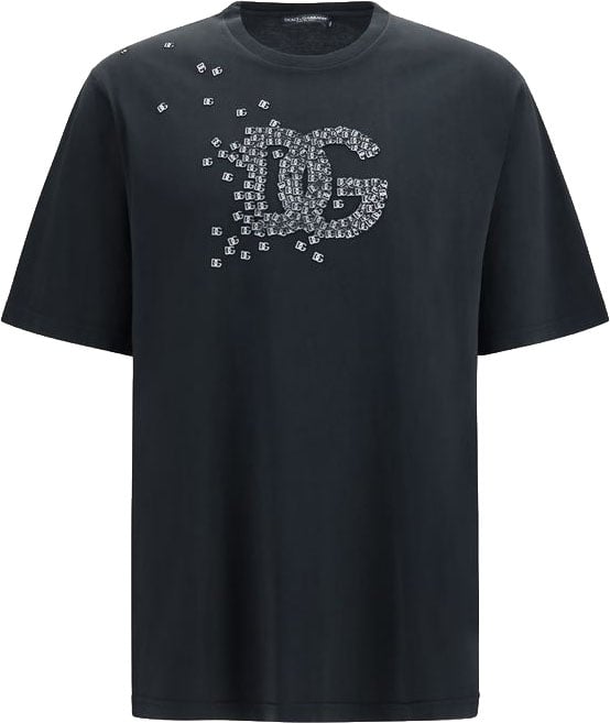 Dolce & Gabbana Dolce & Gabbana Black Cotton T-Shirt
