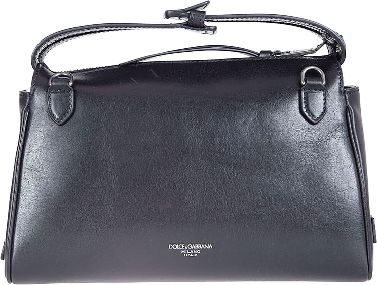 Dolce & Gabbana Shoulder Bag in Smooth Calf Leather with Removable Strap