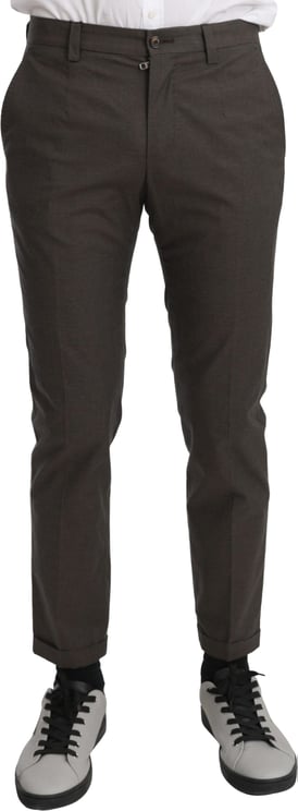 Dolce & Gabbana Dolce & Gabbana Brown Casual Mens Trouser 100% Cotton Pants