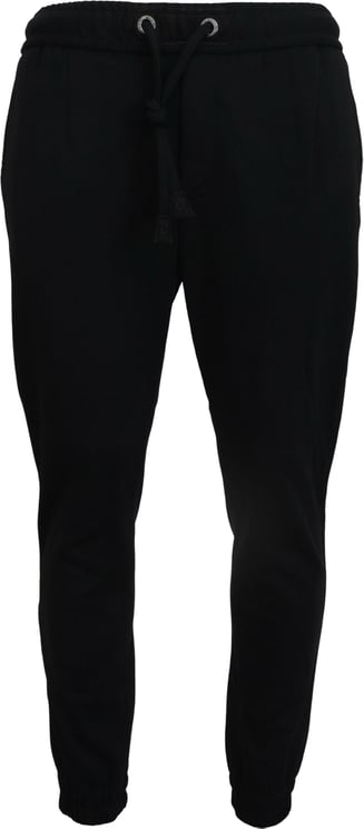 Dolce & Gabbana Dolce & Gabbana Black Mens Sport Wool Sweatpants Pants