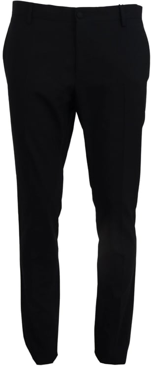 Dolce & Gabbana Dolce & Gabbana Blue Wool Stretch Dress Formal Slim Fit Pant