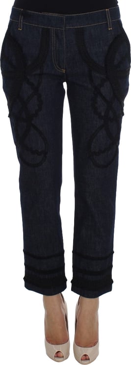 Dolce & Gabbana Dolce & Gabbana Blue Denim Cotton CAPRI Torero Jeans
