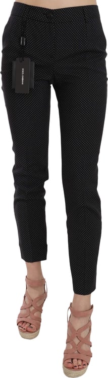 Dolce & Gabbana Dolce & Gabbana Polka Dot Slim Capri Trousers Tapered Pants
