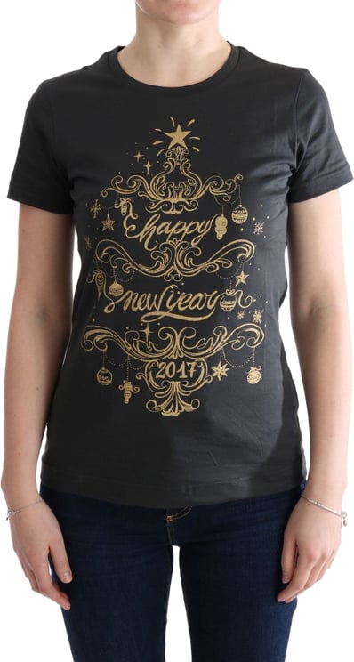 Dolce & Gabbana Dolce & Gabbana Gray Cotton 2017 Motive T-Shirt