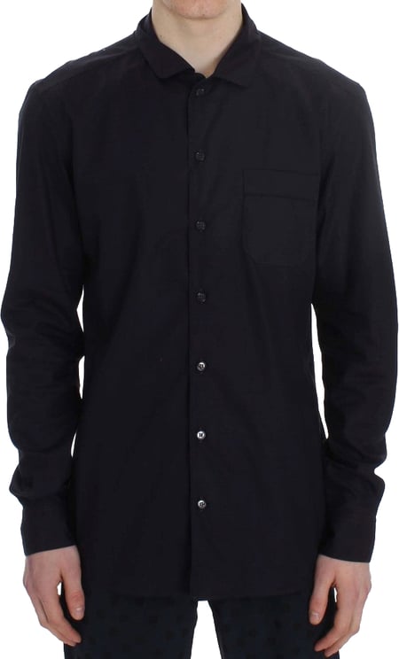 Dolce & Gabbana Dolce & Gabbana Purple Striped Cotton Pajama Lounge Shirt